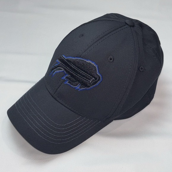 Black & Blue Buffalo Bills Hat Fitted Medium Large - Picture 5 of 8